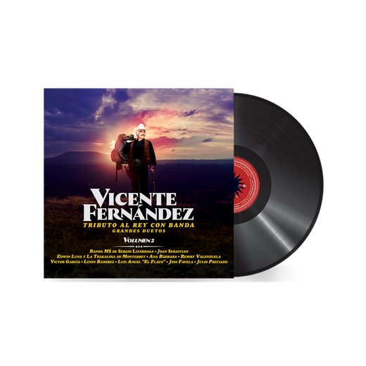 Tributo al Rey con Banda (Grandes Duetos) Vol. 2 - Vicente Fernández (Vinilo)