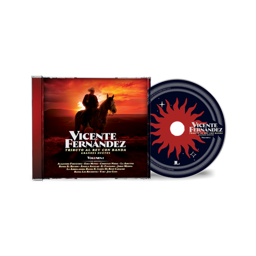 Tributo al Rey con Banda (Grandes Duetos) Vol 1 - Vicente Fernández (CD)