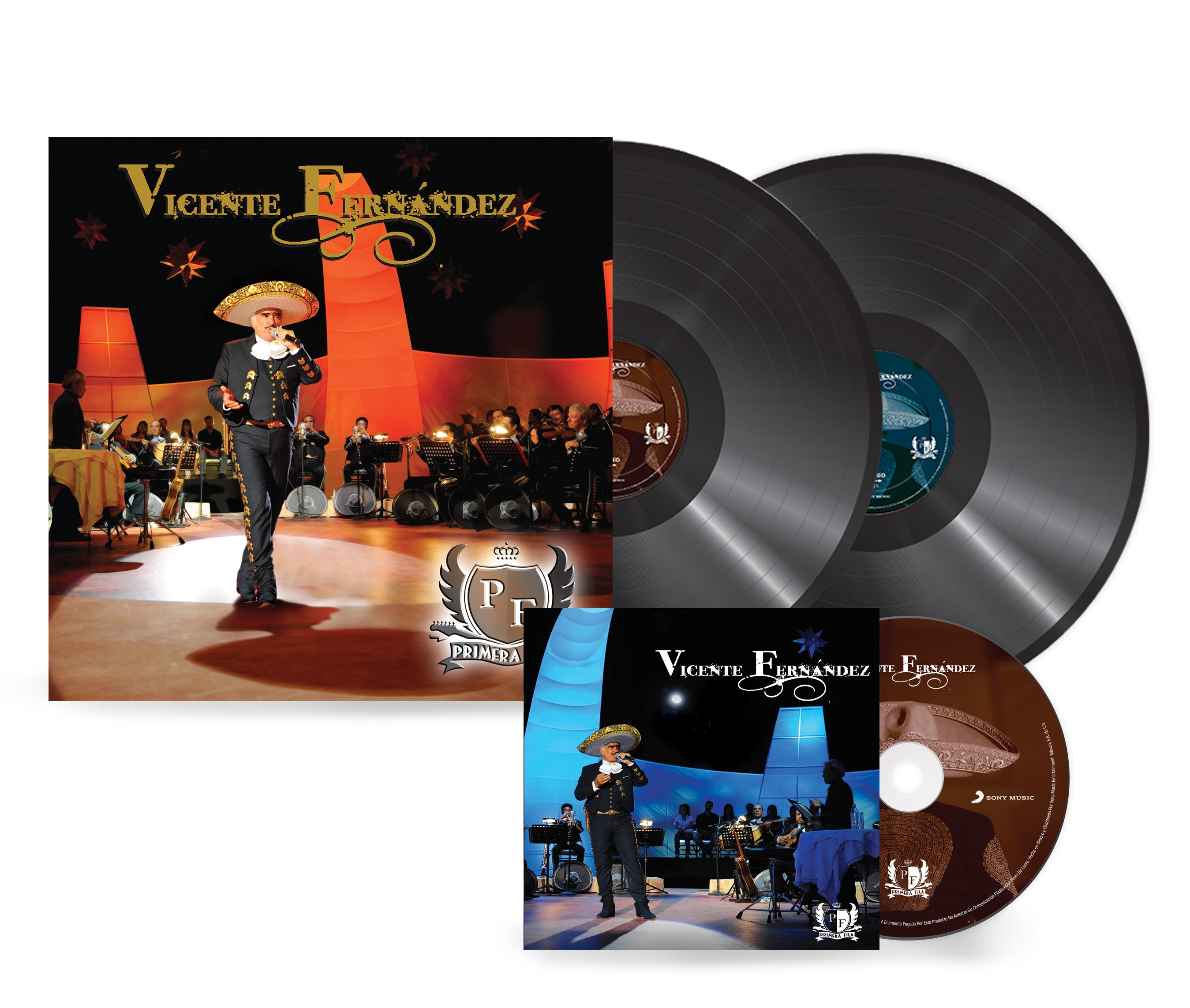 Primera Fila - Vicente Fernández (Vinilo y DVD)
