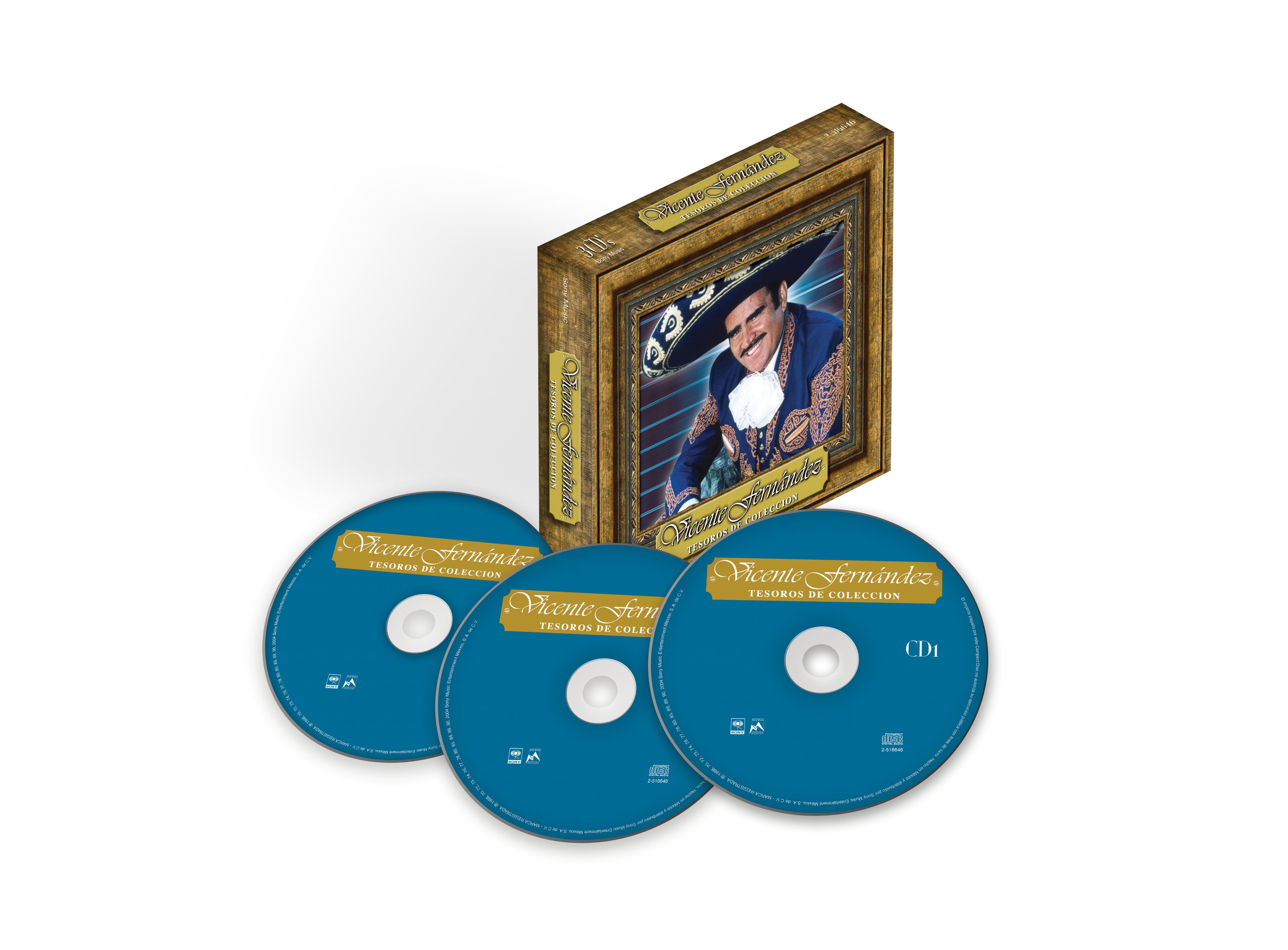 Tesoros de Colección - Vicente Fernández (3 CD Box)