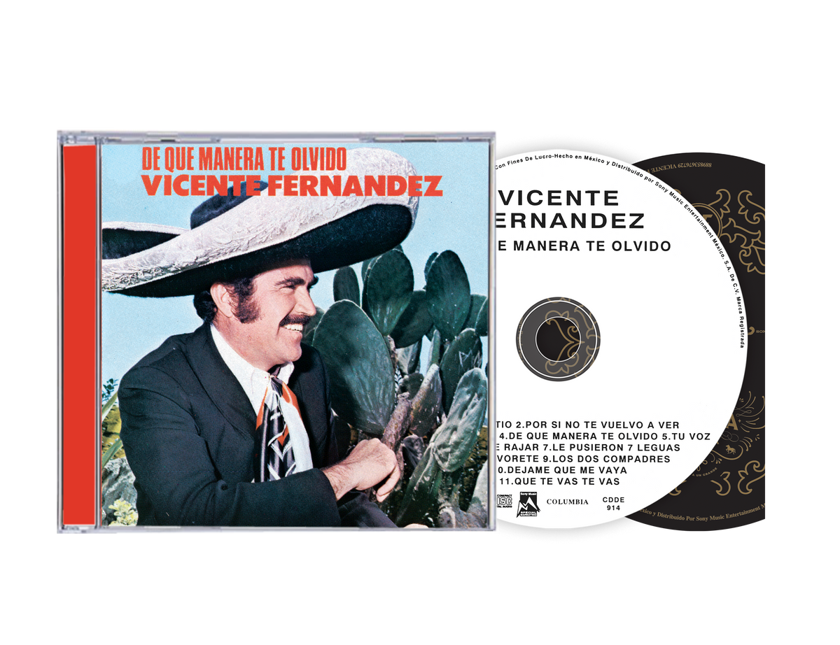 De Que Manera Te Olvido - Vicente Fernández (CD)