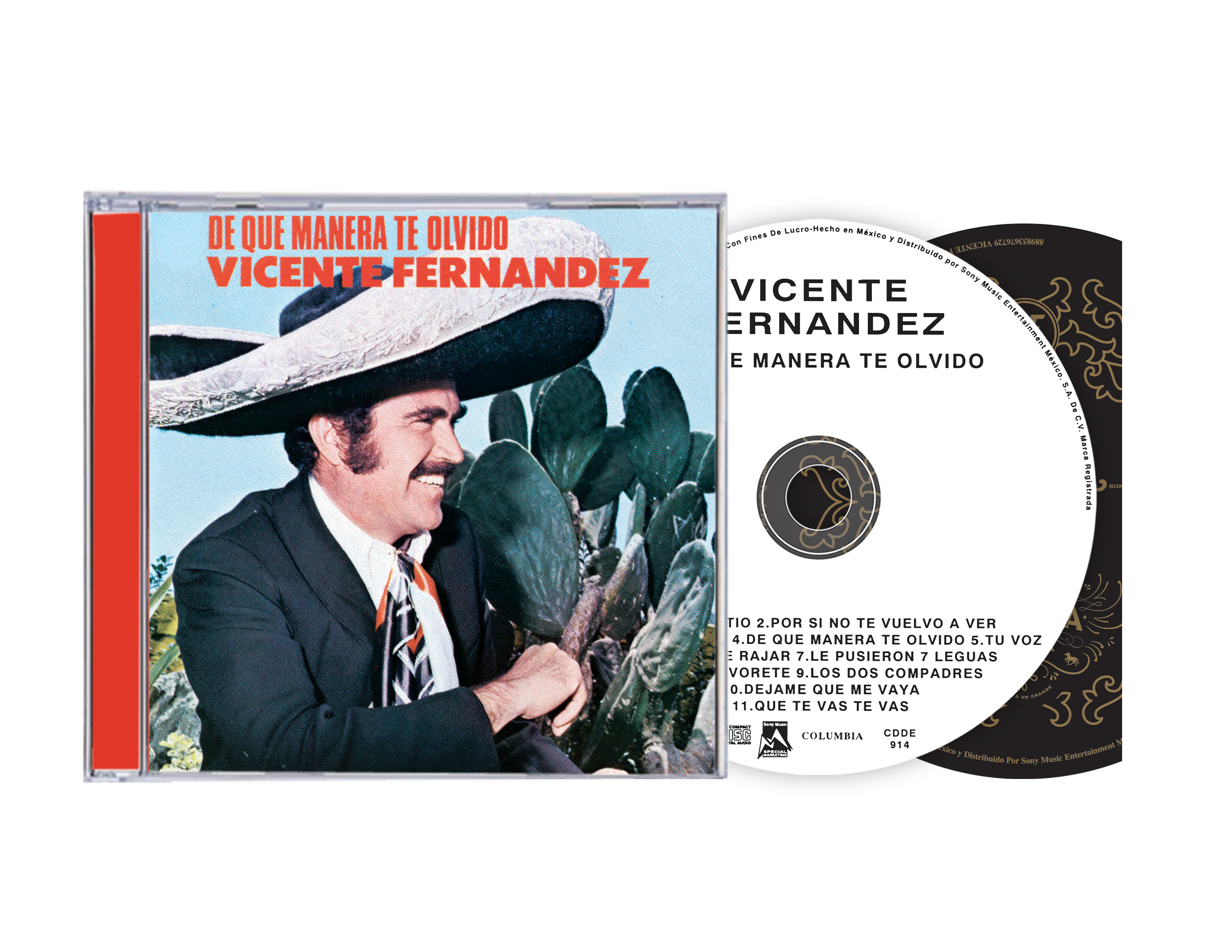 De Que Manera Te Olvido - Vicente Fernández (CD)
