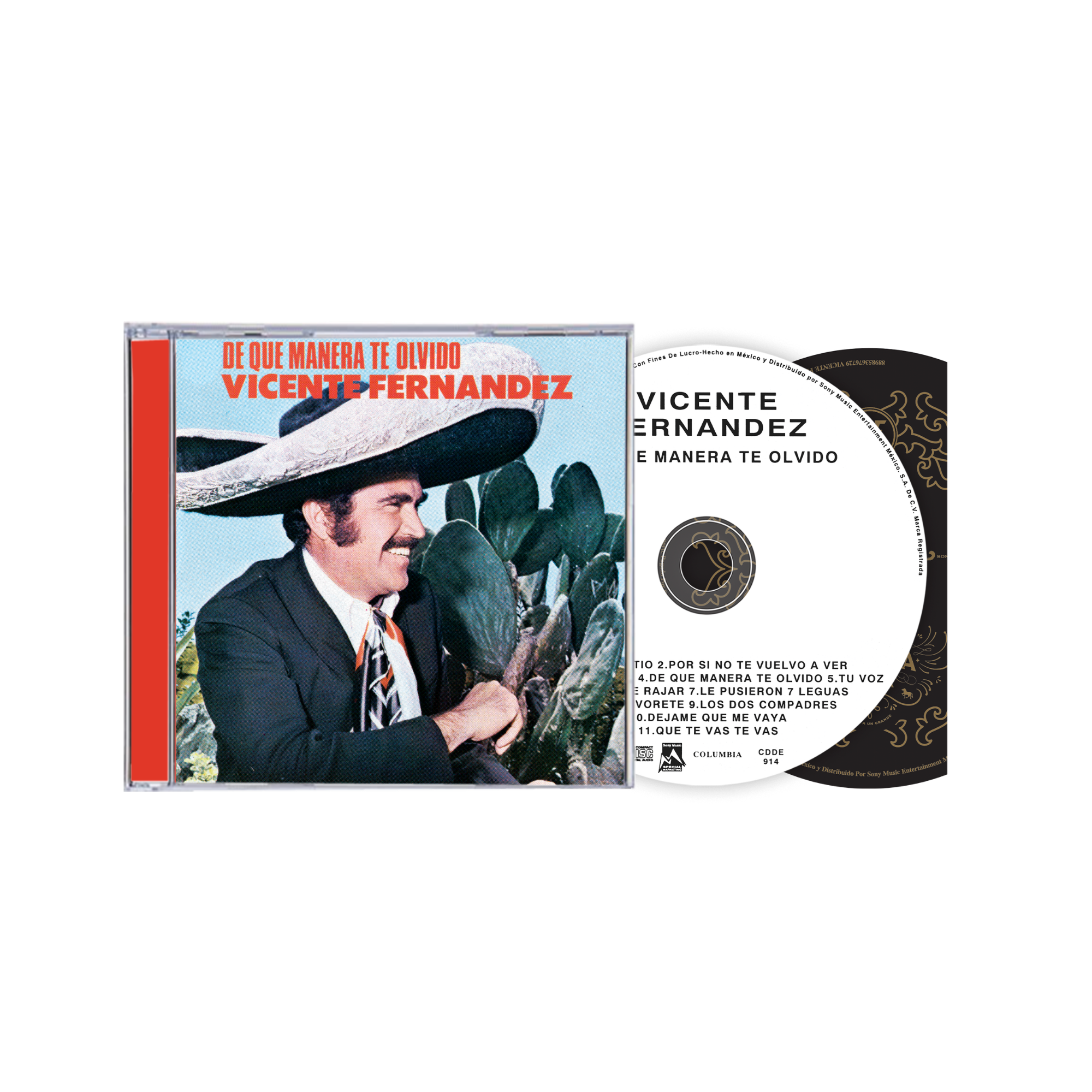 De Que Manera Te Olvido - Vicente Fernández (CD)